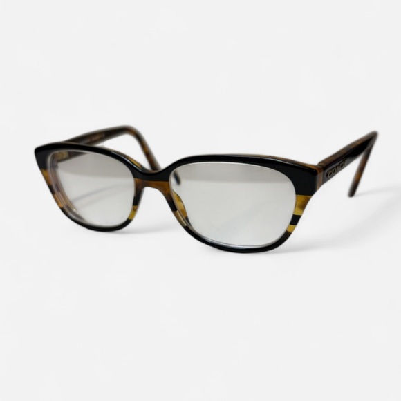 Coach Accessories - COACH EYEGLASSES 5443 (Black Tort Gltr Varsity Stripe) 52•16•140 COACH GLASSES